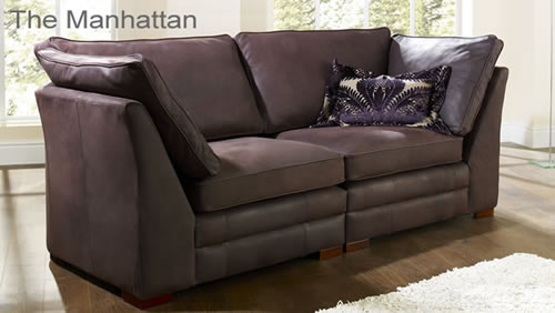 The Manhattan Aniline Leather Sofa