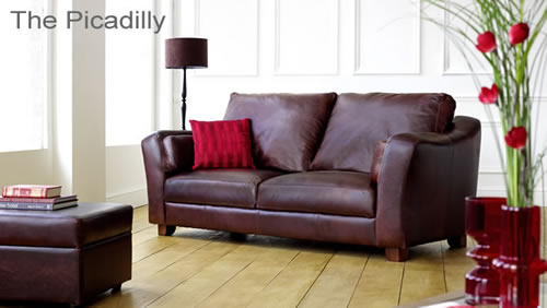 The Picadilly Aniline Leather Sofa